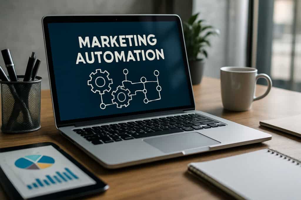 Graphique illustrant le marketing automation