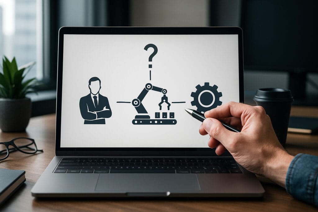 Illustration de l'automatisation en entreprise