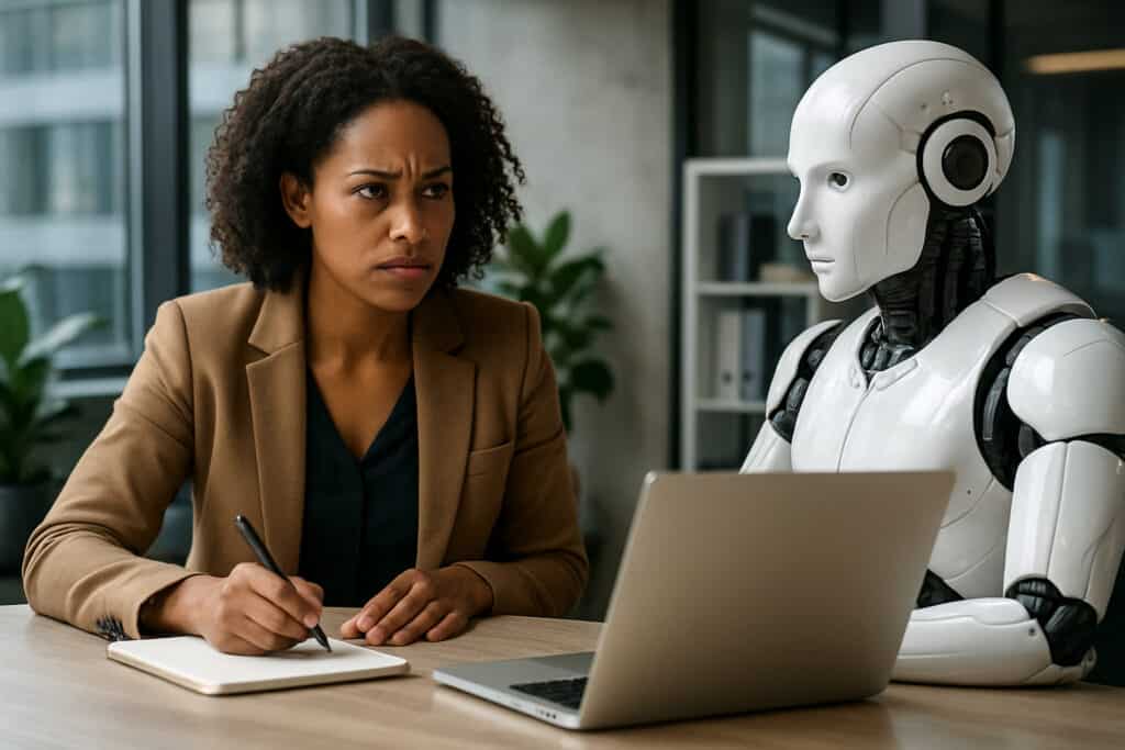 Graphique sur l'impact de l'IA sur les métiers