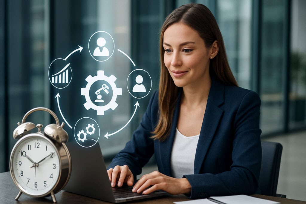 Chronomètre illustrant la durée d'implémentation des technologies d'automatisation