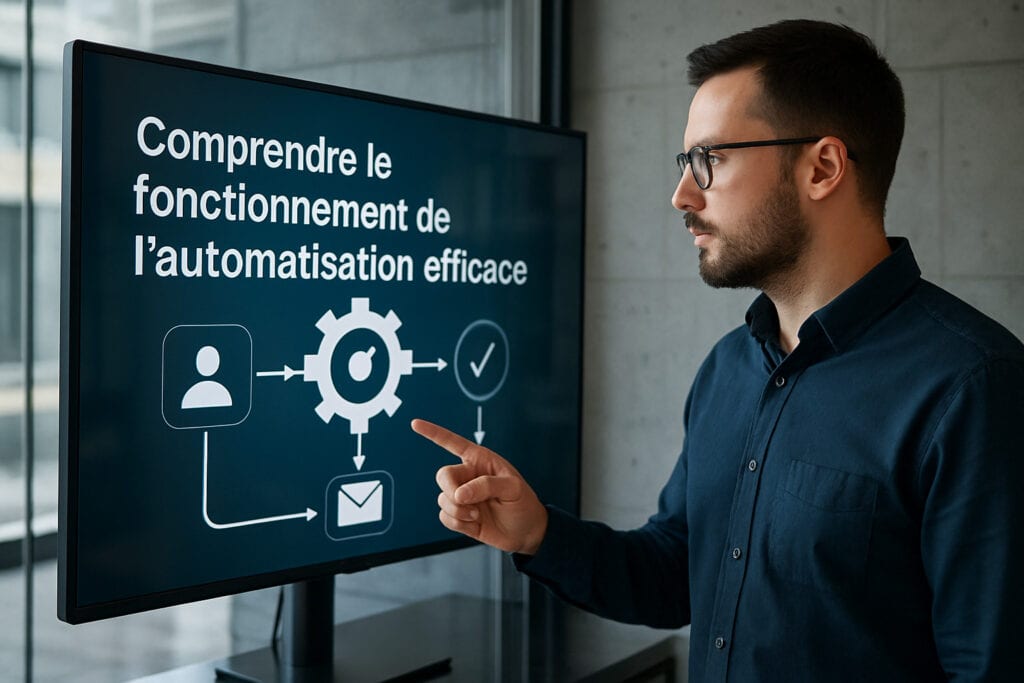 Diagramme illustrant l'automatisation efficace
