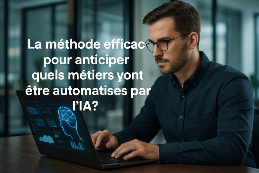 Schéma sur l'automatisation des métiers par l'IA
