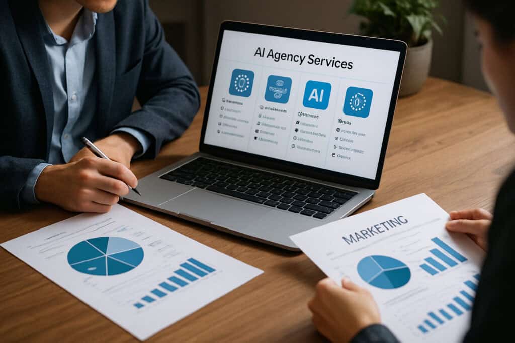 Comparatif des services d'agence IA