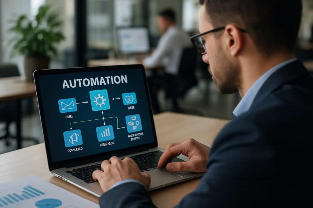 Diagramme illustrant l'automatisation en entreprise