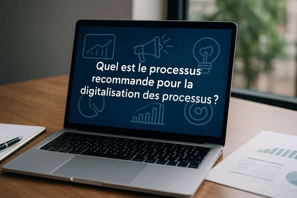 Schéma du processus de digitalisation