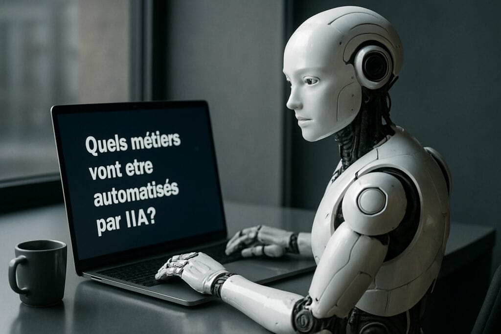 Graphique sur les métiers automatisés par l'IA