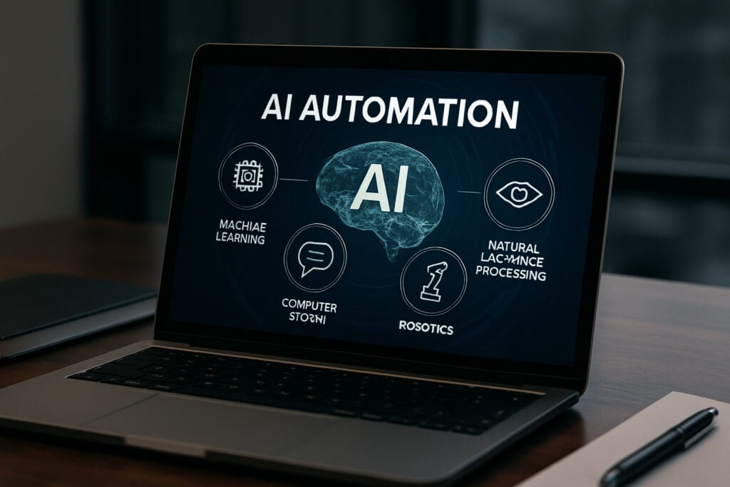 Illustration des types d'automatisation avec IA