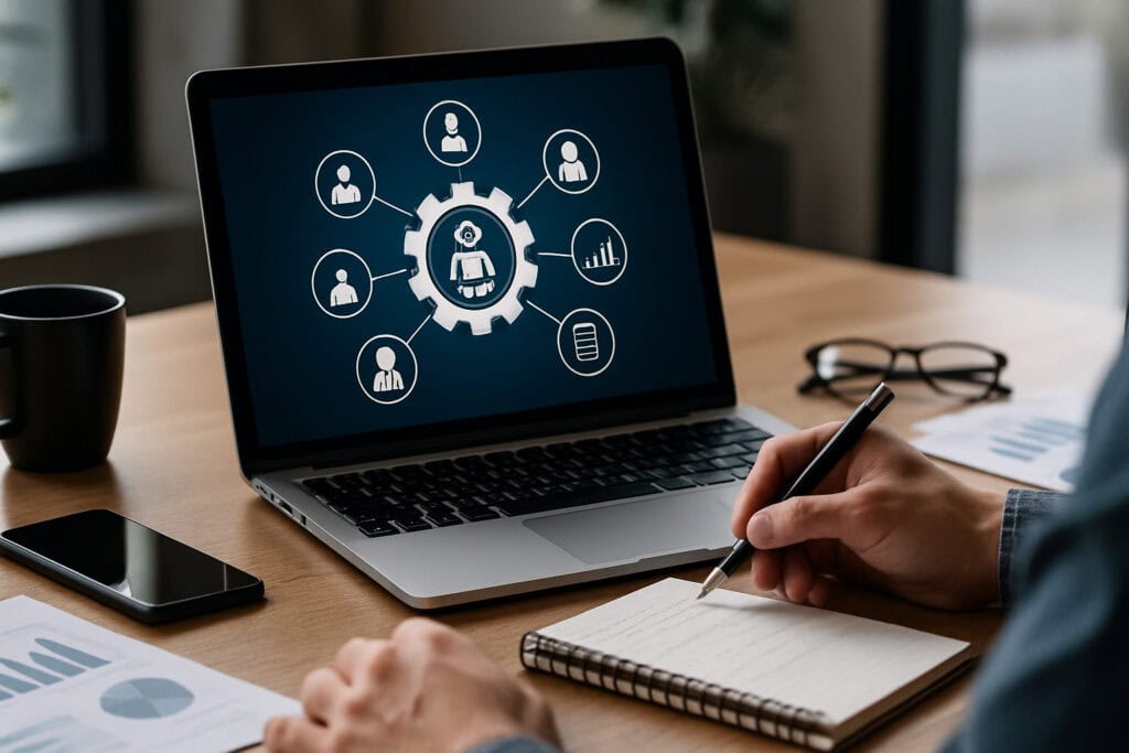 Illustration de l'automatisation en entreprise