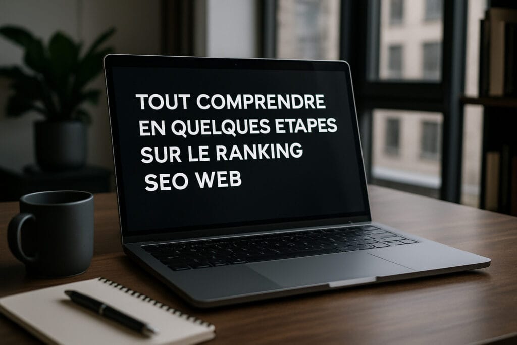 Graphique de ranking SEO