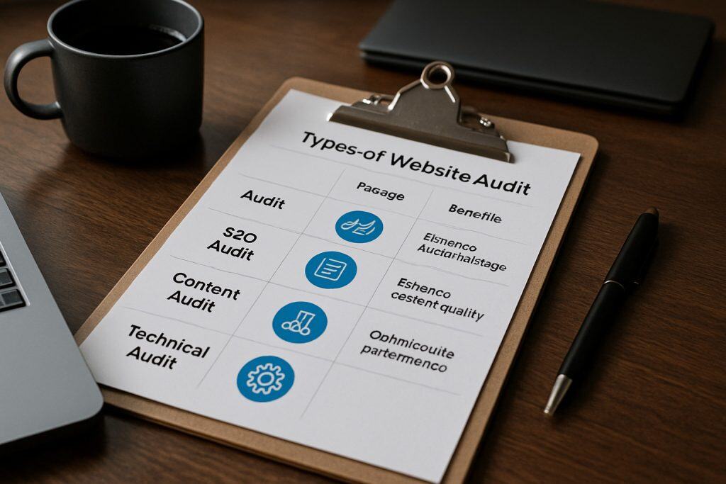 Types d'audit de site web