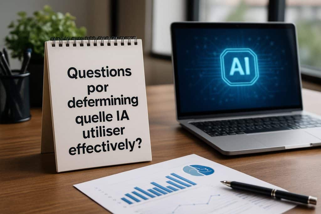 Schéma des étapes pour choisir une IA efficace