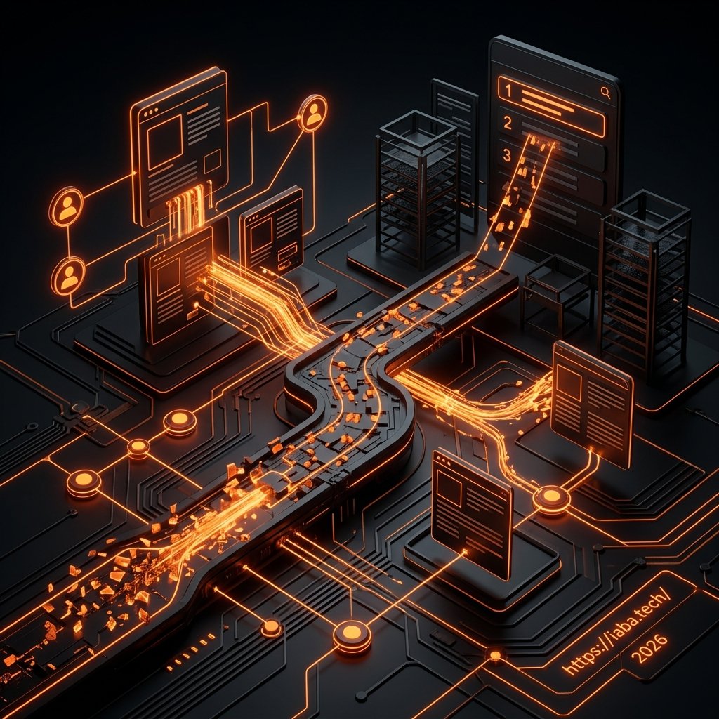 Interface de dashboard montrant des entonnoirs de conversion interrompus et des fuites de commandes invisibles dans le tunnel d'achat e-commerce B2B.