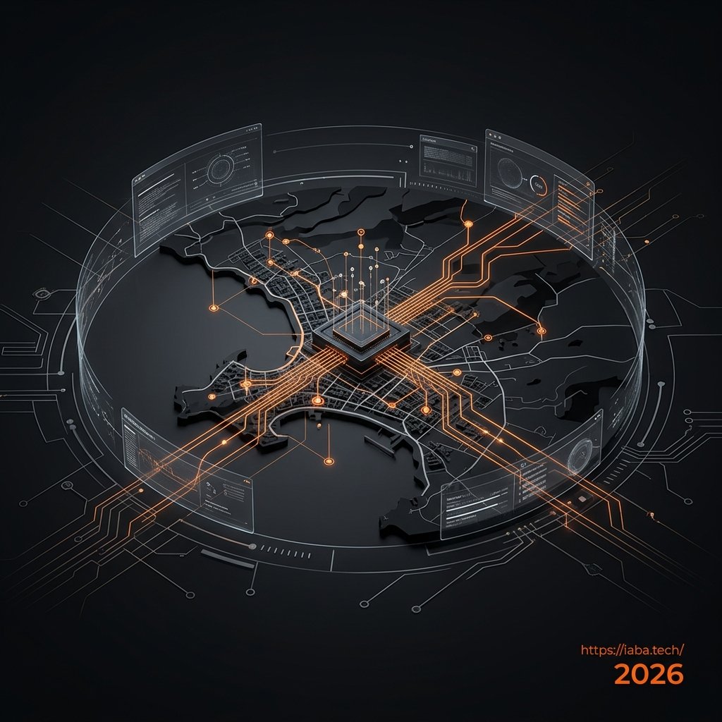 Visualisation cartographique des flux d'intention d'achat sur Ajaccio illustrant la capture du trafic local via des campagnes SEA hyper-géolocalisées.