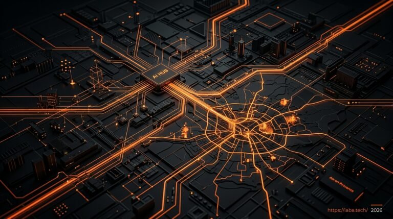 Cartographie neurale d'intentions d'achat locales illustrant la stratégie d'optimisation d'une agence SEO IA à Aix-en-Provence.