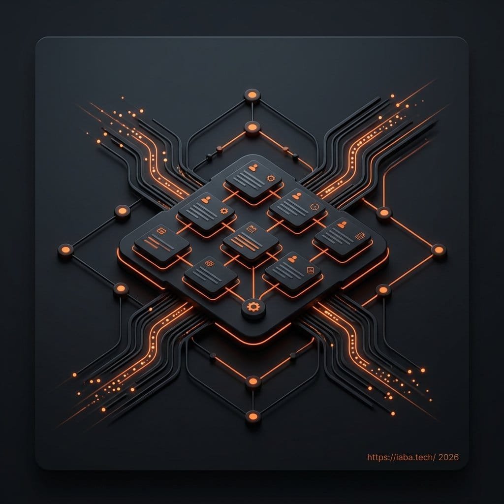 Schéma technique d'une architecture data décorrélée illustrant la normalisation des contacts, le versioning et les journaux d'audit de données.