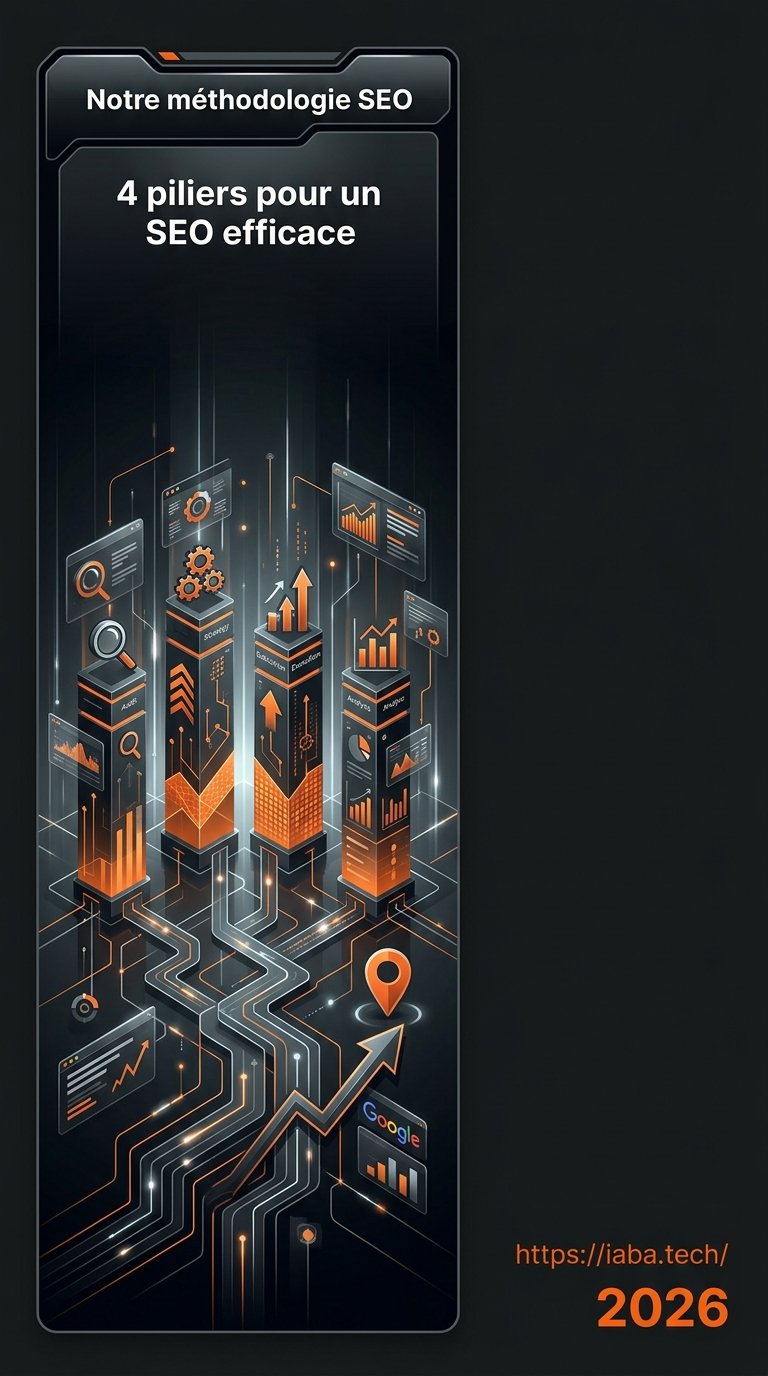 Graphique de montée en puissance du trafic organique illustrant la transformation du SEO en levier de croissance directe pour les entreprises à Aix.