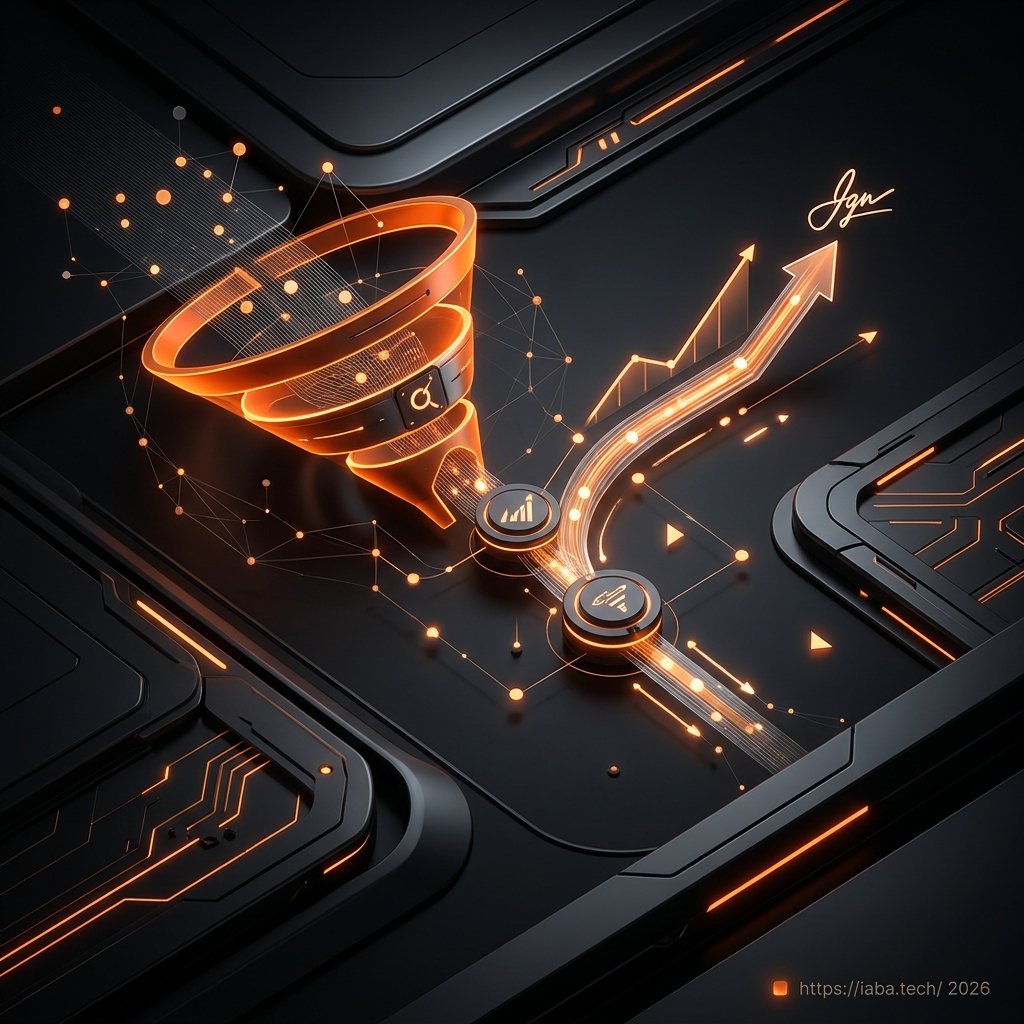 Dashboard UX présentant un tunnel de conversion optimisé pour la prise de contact et la génération de mandats immobiliers en ligne.