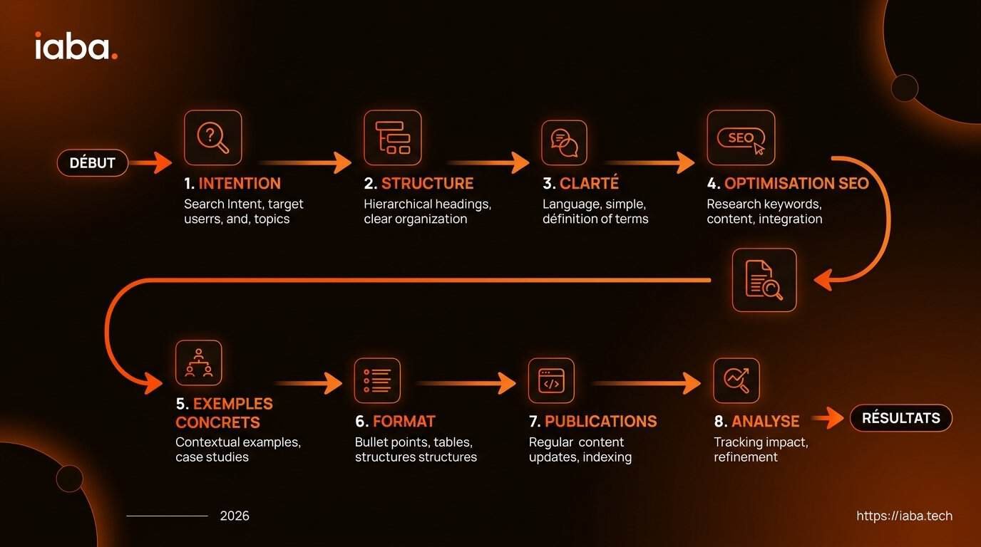 Schéma de processus de structuration sémantique pour citation par ChatGPT en 2026