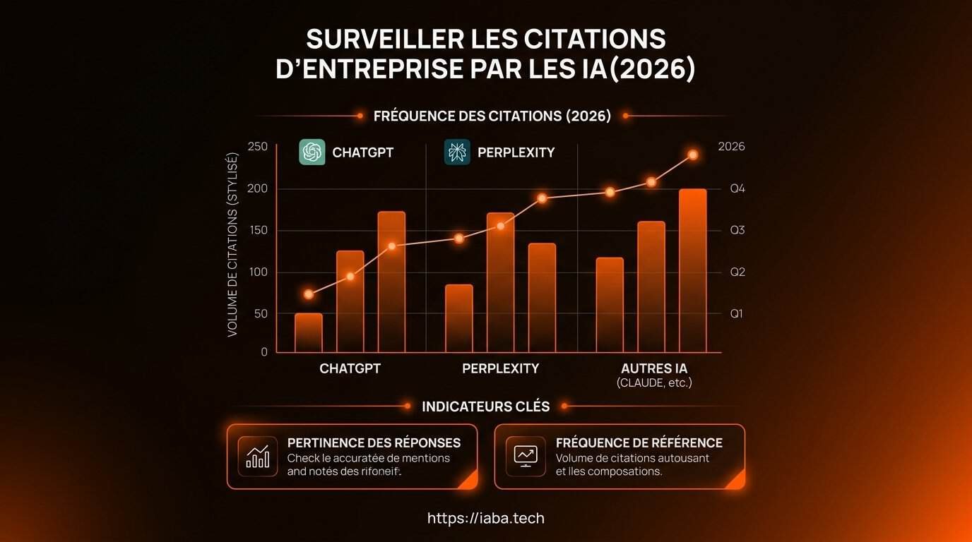 Graphique : taux de citation des entreprises par ChatGPT et Perplexity selon l'autorité de domaine