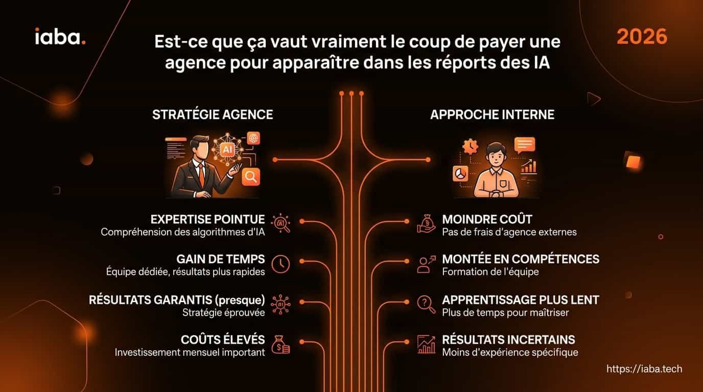 Infographie des 4 étapes du Generative Engine Optimization