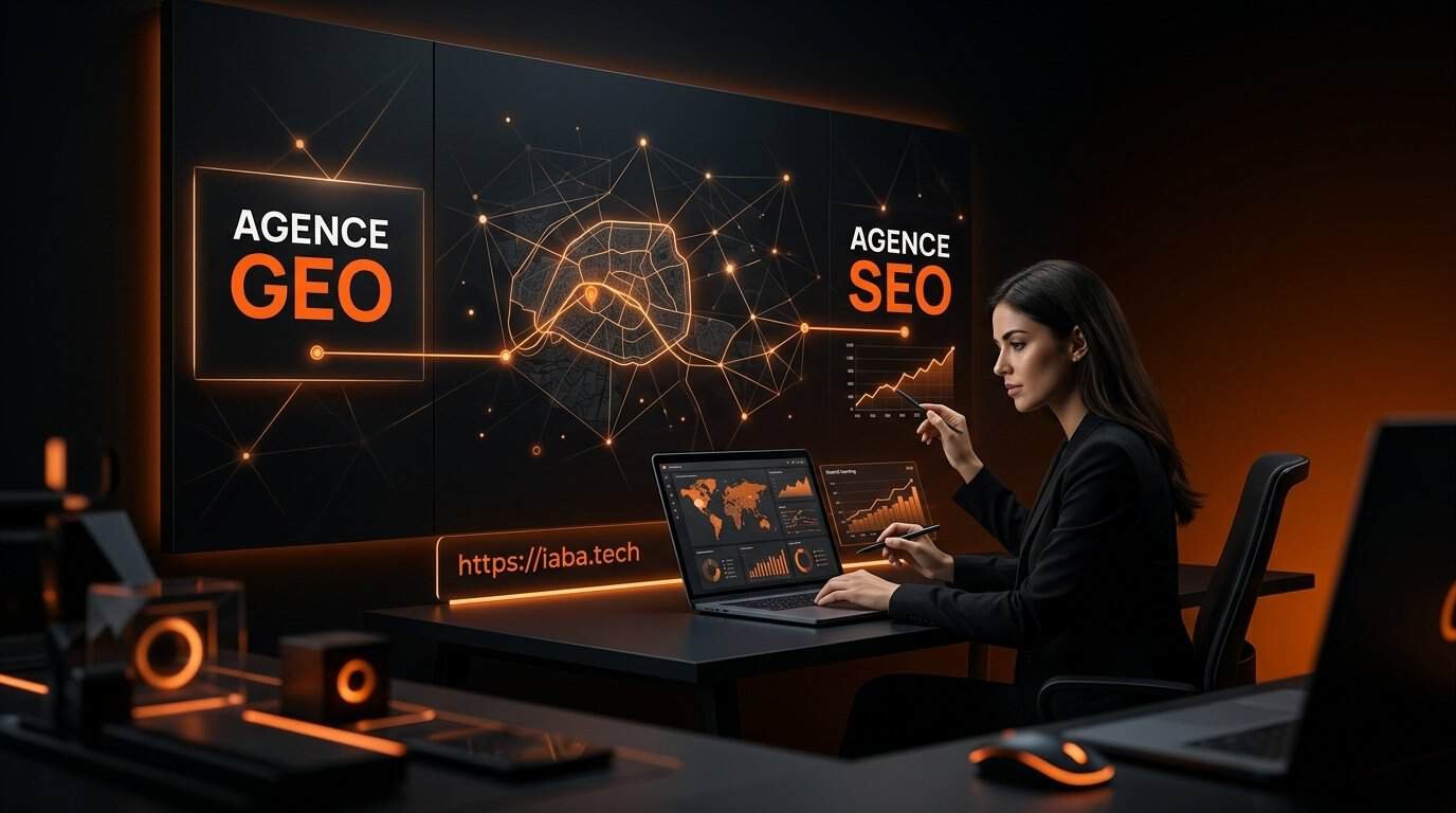 Expert consultant analysant les résultats pour une agence SEO et GEO