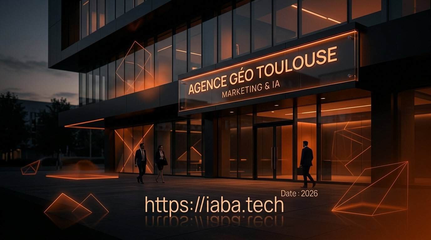 Agence GEO Toulouse 2026 : Référencement IA B2B 1 Expert iaba travaillant sur une stratégie GEO dans notre agence à Toulouse