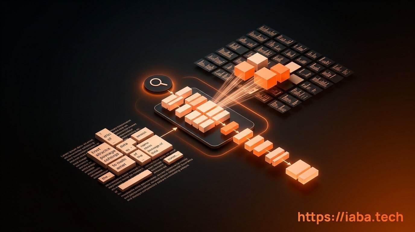 Schéma simplifié du processus de chunking et de récupération de passages pour l'optimisation RAG