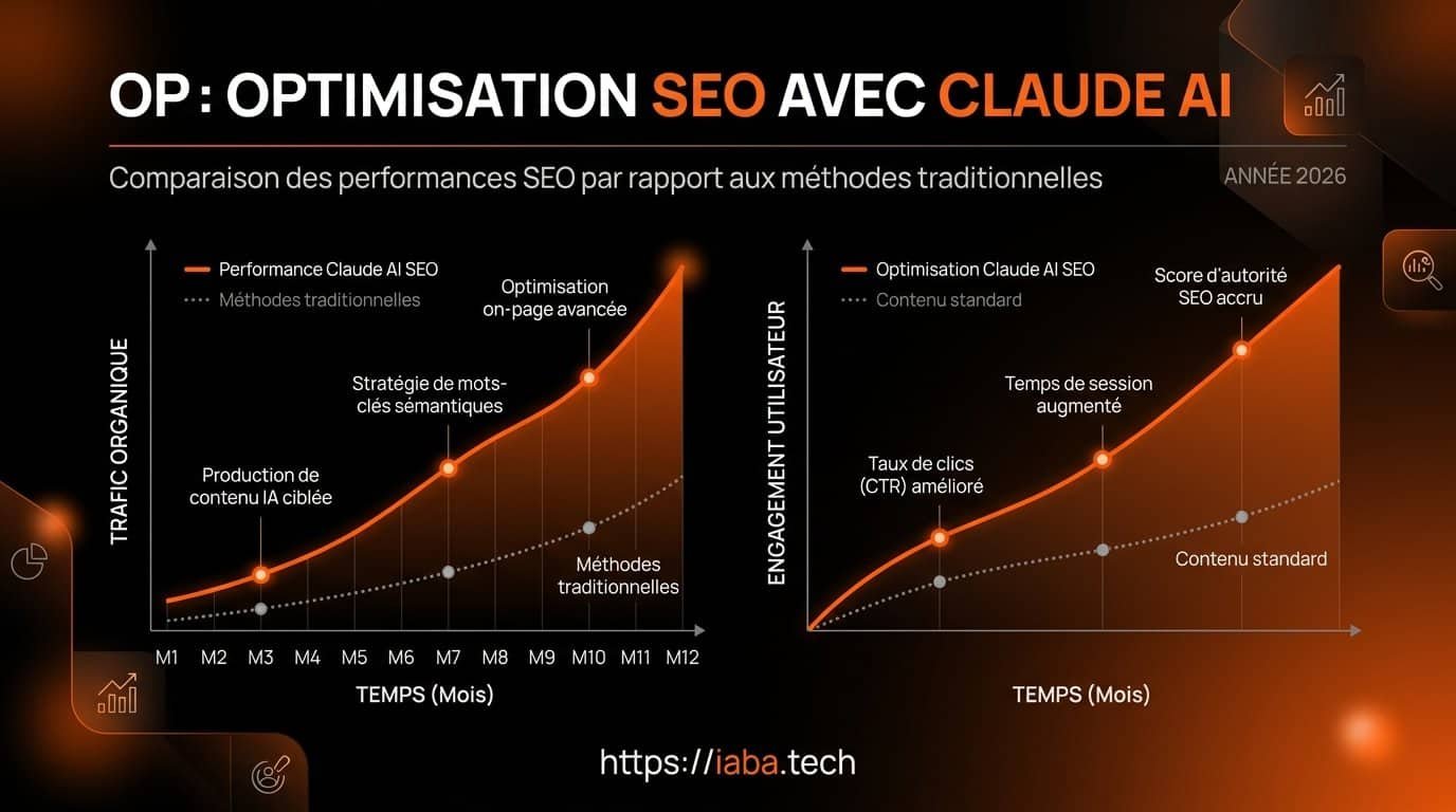 Graphique : adoption de Claude AI dans les stratégies SEO et performances de ranking 2024