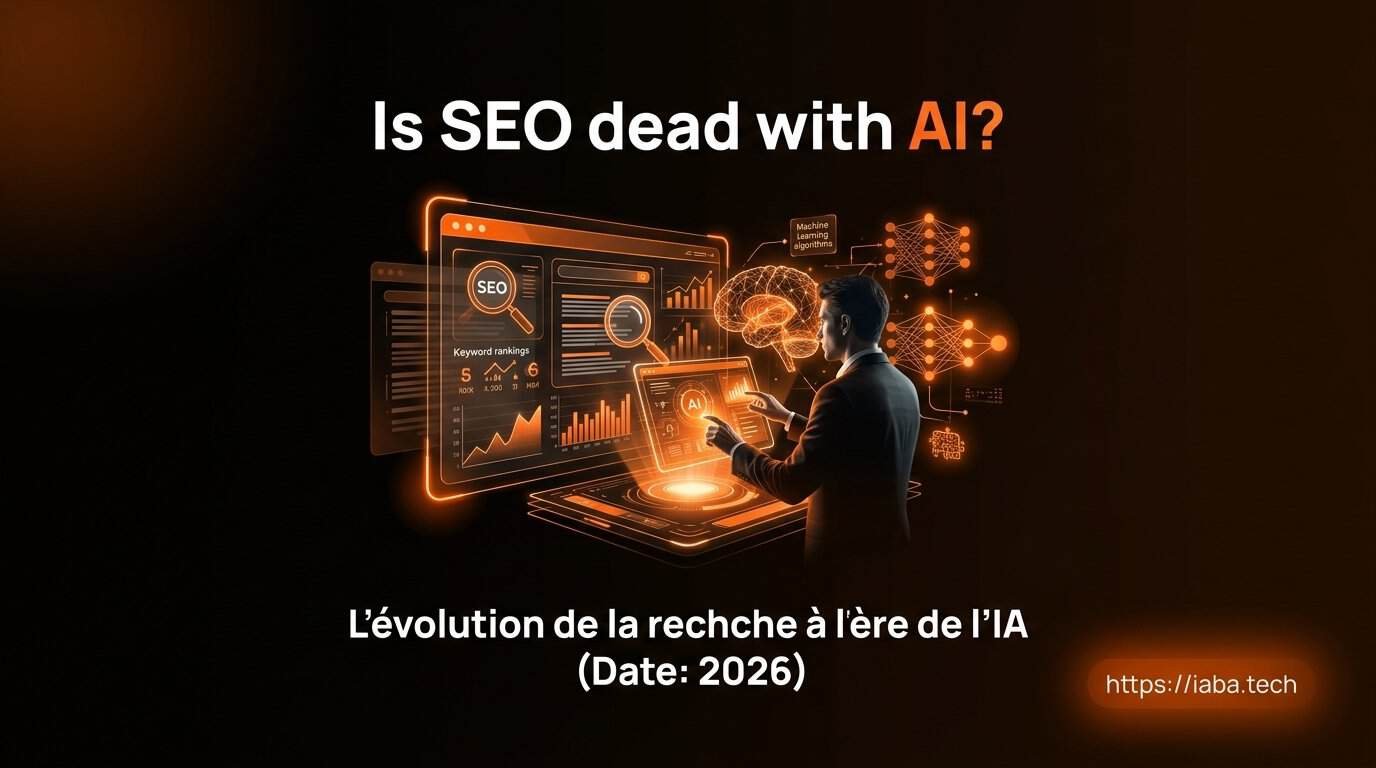 Le SEO est-il fini avec l'IA ? Stratégie PME B2B 2026 1 Graphique illustrant l'évolution du SEO à l'ère de l'intelligence artificielle