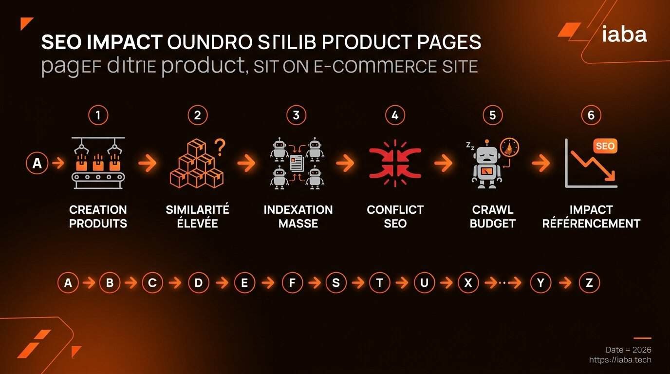 Fiches produits similaires : risque de pénalité SEO 2026 ? 7 Processus audit correction SEO fiches produits e-commerce en conflit cannibalisation