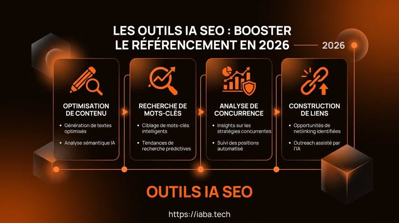 Infographie du workflow éditorial intégrant un logiciel SEO IA