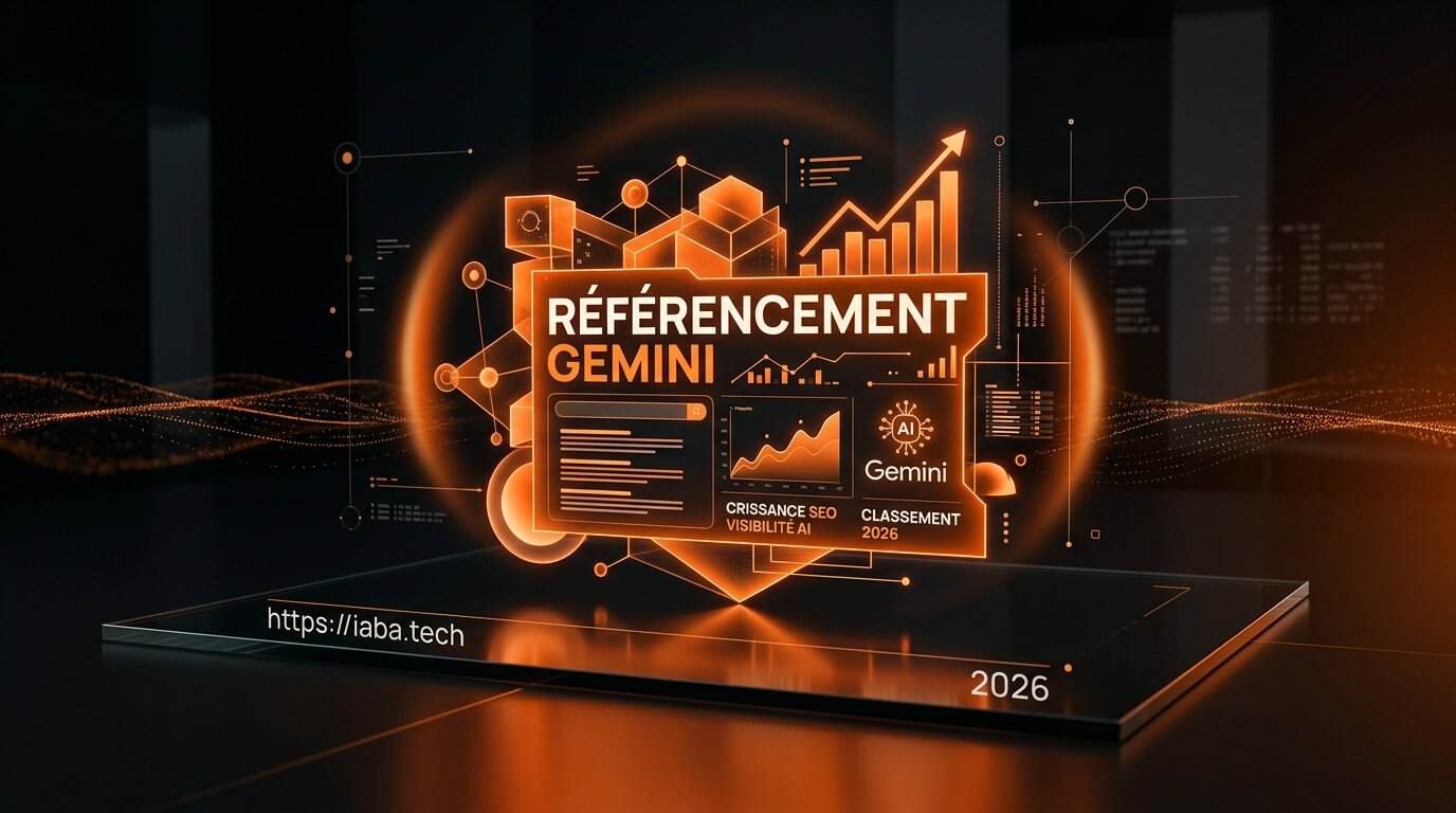 Référencement Gemini 2026 : Guide GEO pour être cité par l'IA 1 Tableau de bord d'analyse pour le référencement Gemini et l'IA Google