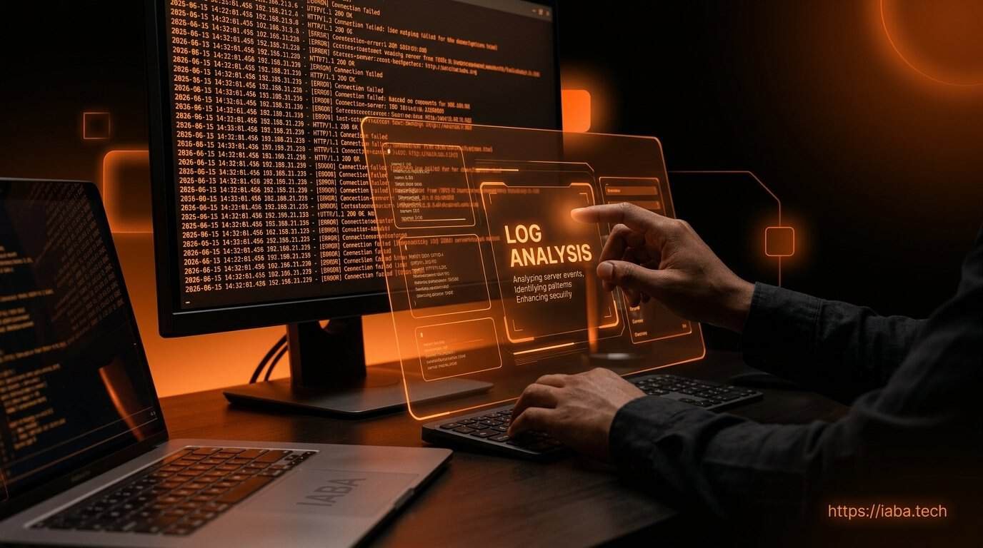 Analyse de Logs Serveur : Diagnostic SEO et Crawl Budget 1 Tableau de bord affichant des données techniques issues d'une analyse de logs serveur