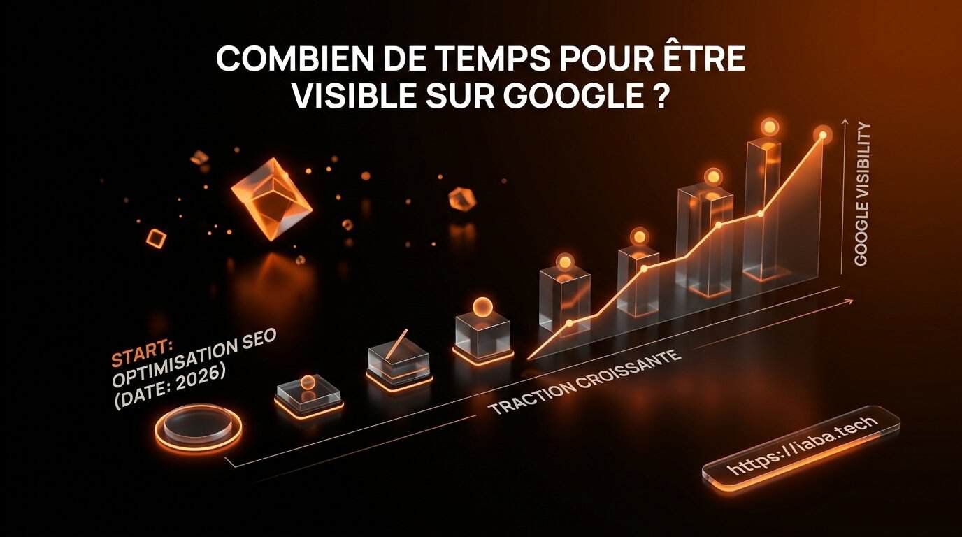 Combien de temps pour être visible sur Google ? 1 Graphique illustrant les délais d'indexation et de positionnement SEO sur Google