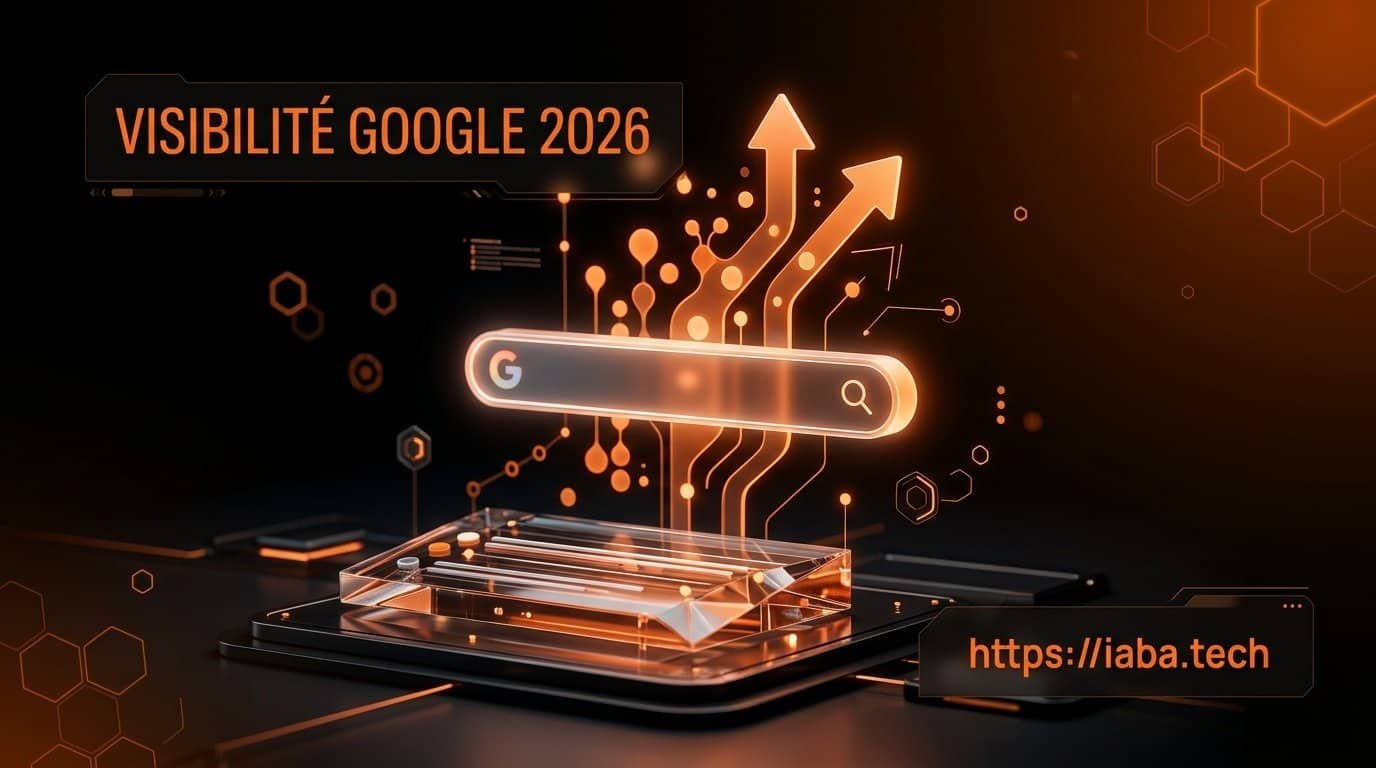 Tableau de bord affichant une progression de trafic organique sur Google