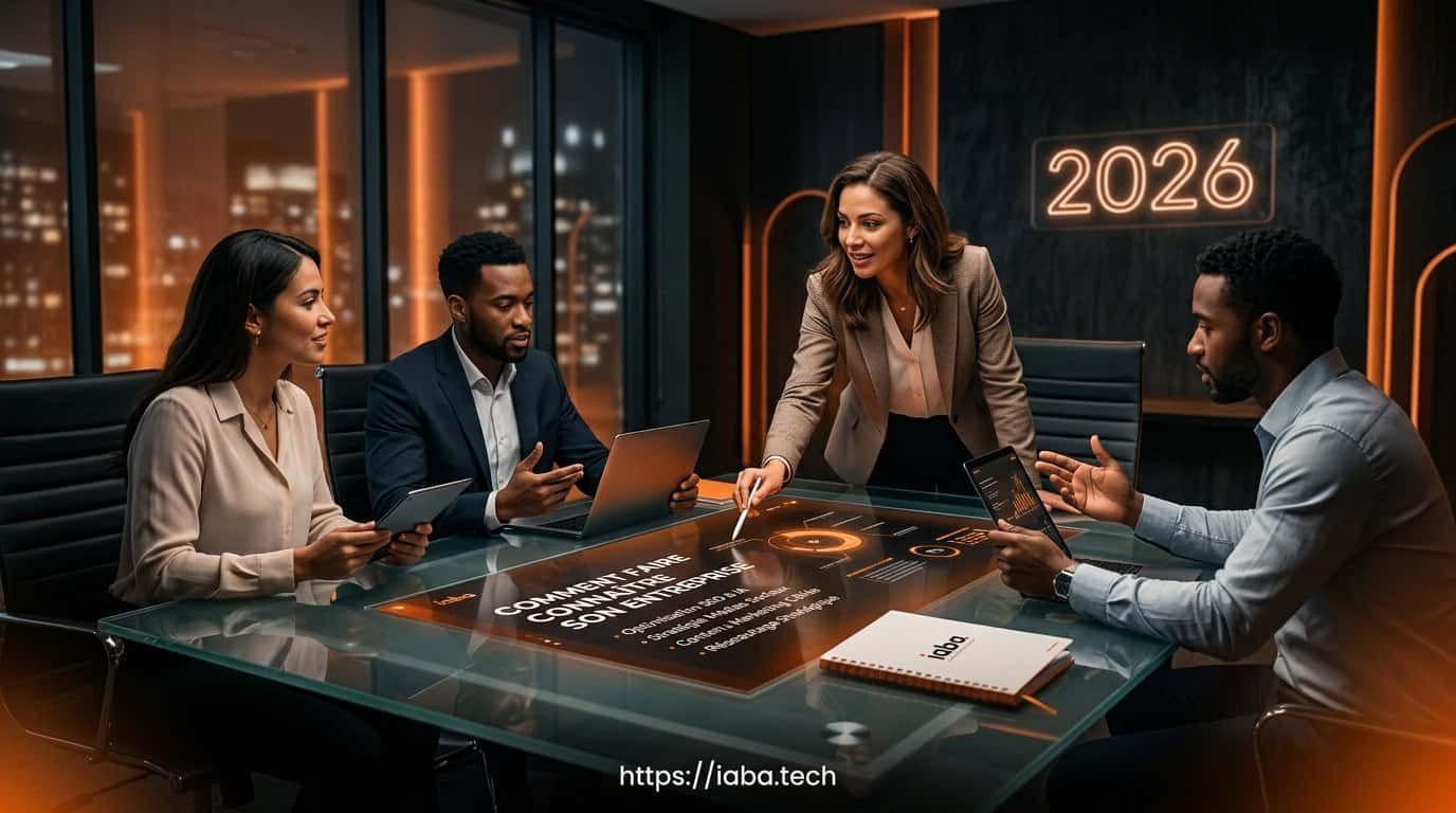 Dirigeant B2B appliquant une stratégie pour faire connaître son entreprise