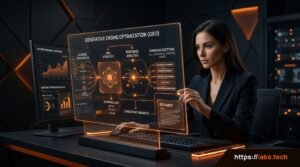 Consultant spécialisé en Generative Engine Optimization analysant des résultats de recherche par IA
