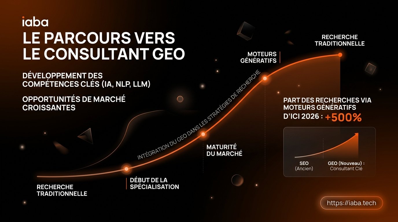 Croissance de la demande en experts GEO par rapport au SEO traditionnel 2023-2025