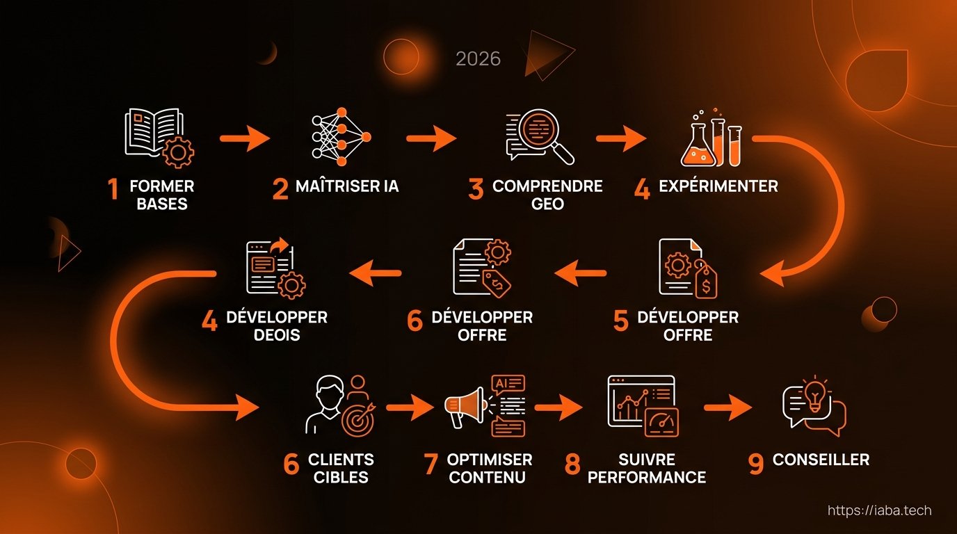 Processus complet pour devenir consultant certifié en Generative Engine Optimization en 2026