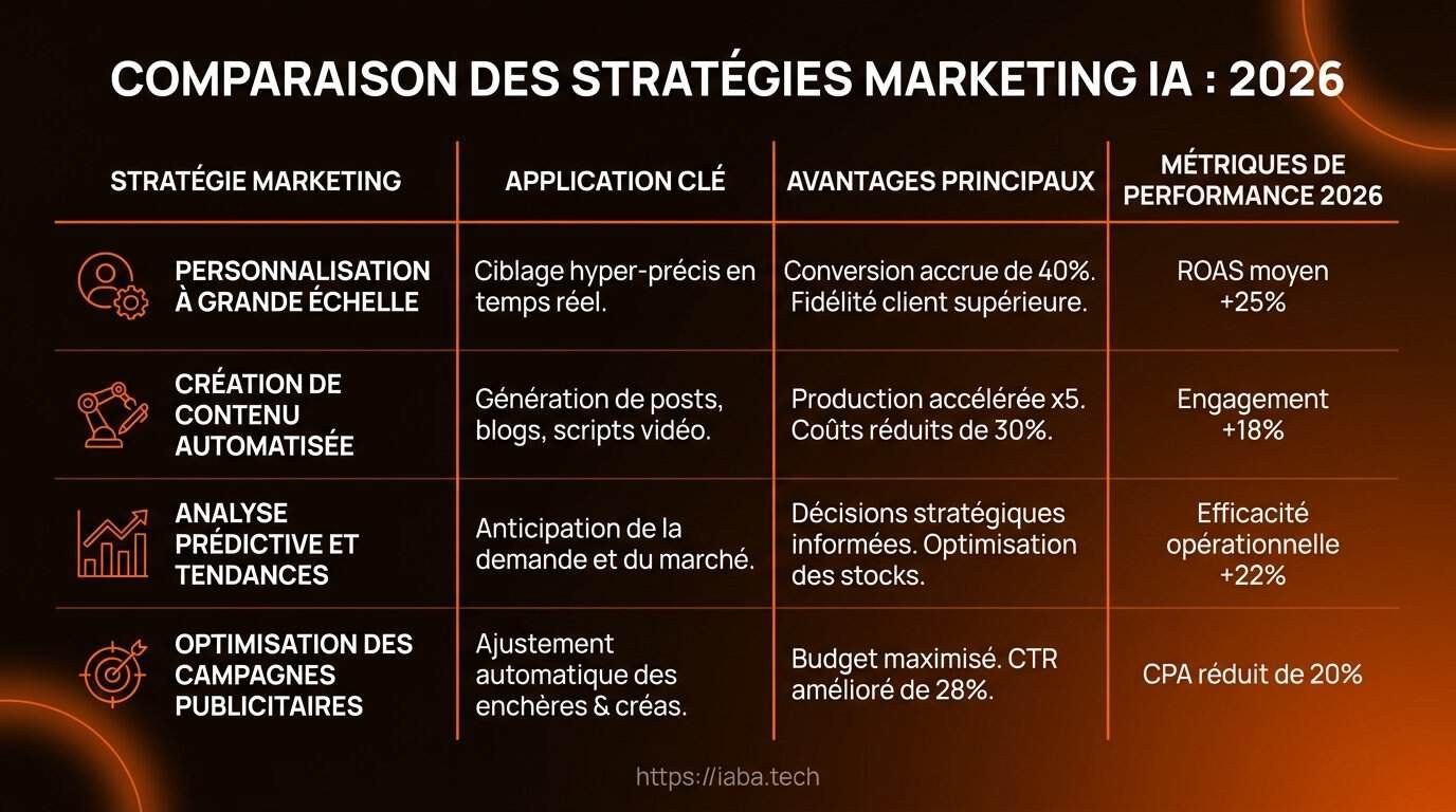 Comment être visible sur internet : le guide pour TPE-PME 4 Tableau comparatif des canaux de visibilité internet