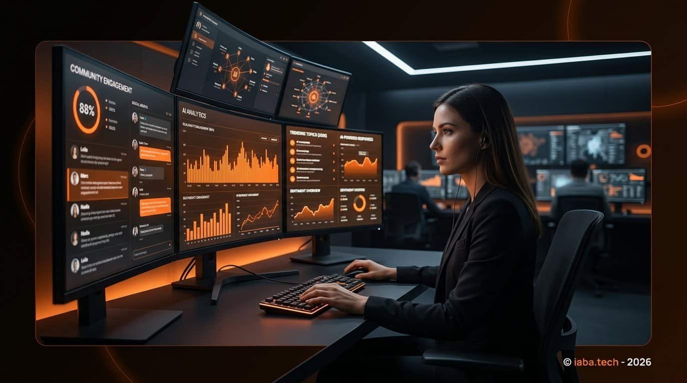 Tableau de bord de community management assisté par intelligence artificielle