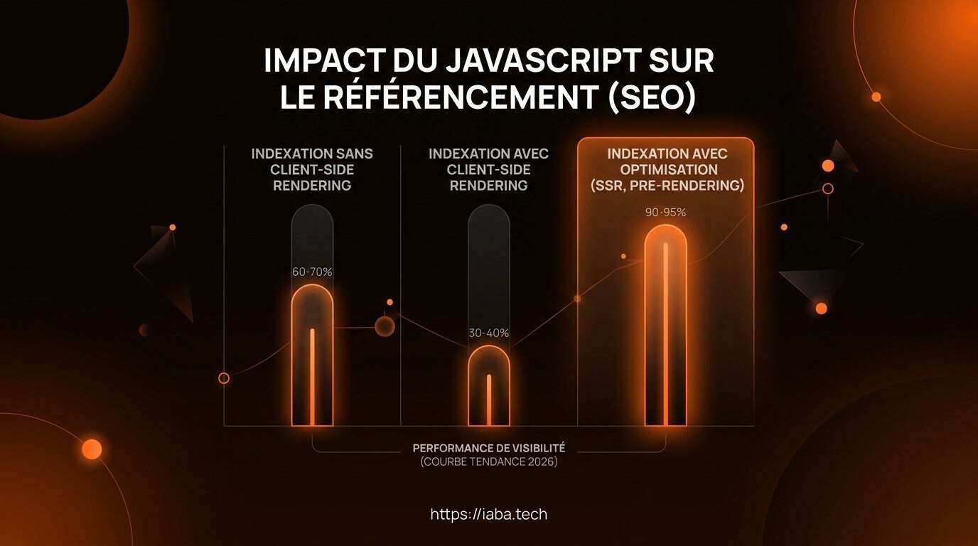 JavaScript SEO : rendu, indexation, SSR vs CSR 3 Comparaison des temps d'indexation Googlebot CSR vs SSR JavaScript SEO