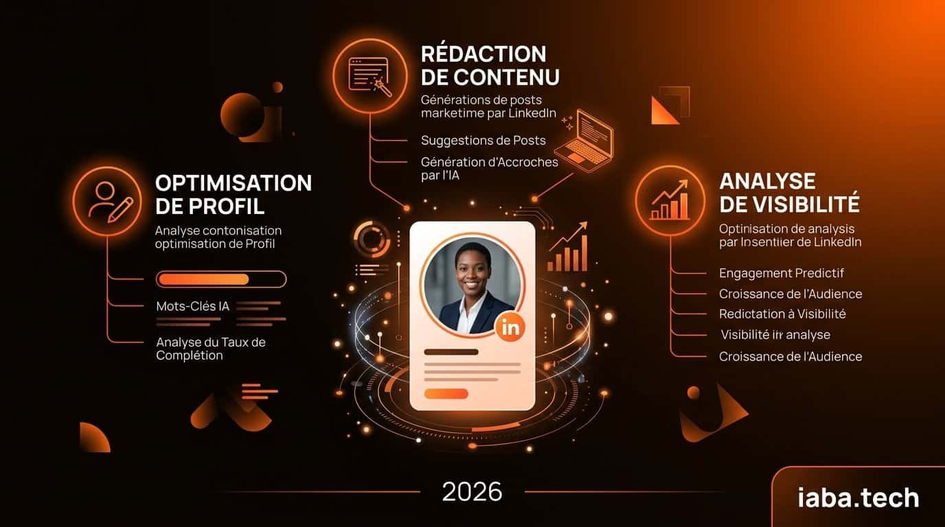 LinkedIn et visibilité IA en 2026 : le profil dirigeant comme actif d'entité 2 Infographie : 5 étapes pour accroître la visibilité LinkedIn via l'IA en 2026 et nourrir le Knowledge Graph