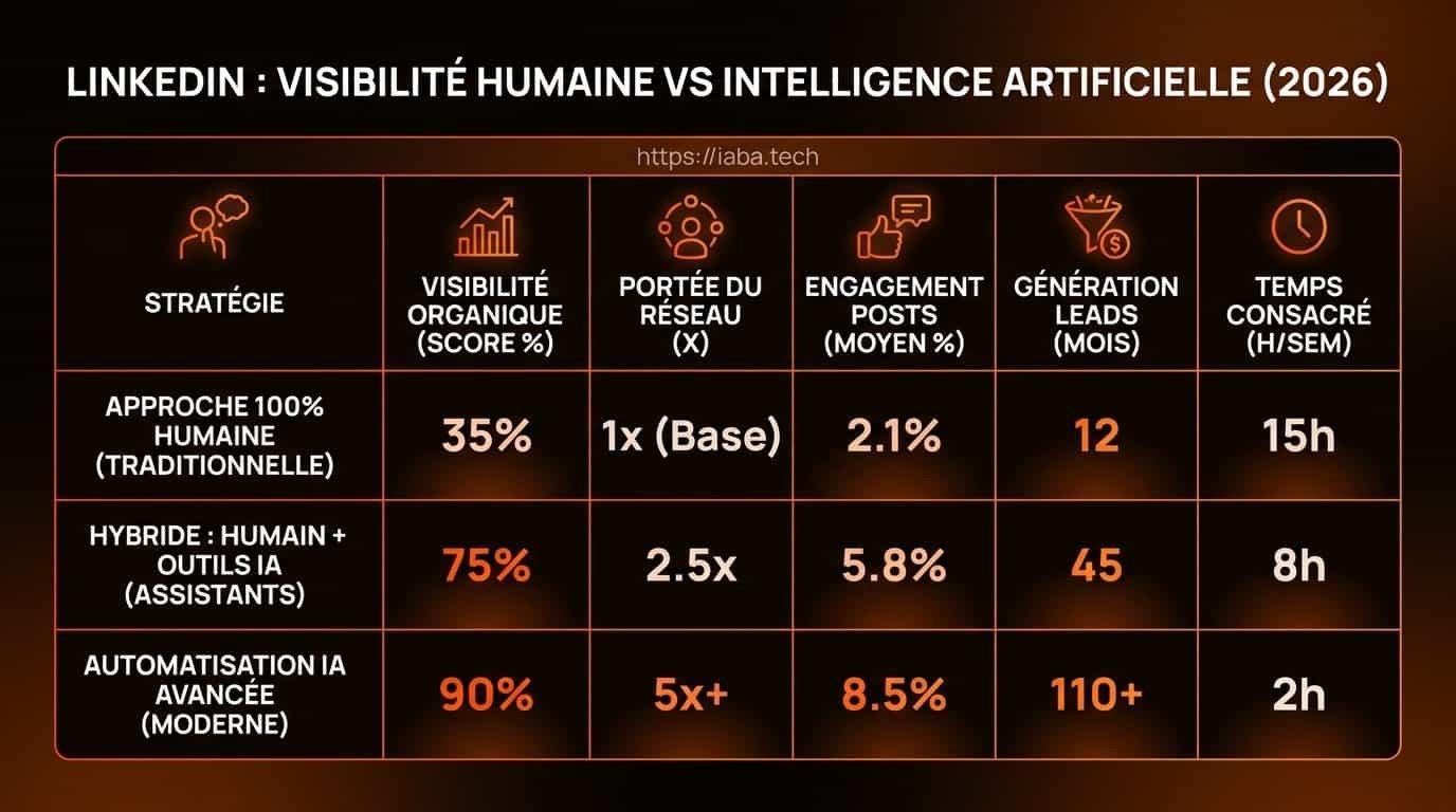 LinkedIn et visibilité IA en 2026 : le profil dirigeant comme actif d'entité 4 Comparatif des signaux d'entité à optimiser sur un profil LinkedIn en 2026