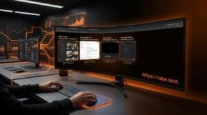 Sélection d'outils d'intelligence artificielle gratuits présentés sur un écran d'ordinateur