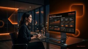 Expert analysant des résultats de recherche basés sur l'IA pour définir un budget SEO