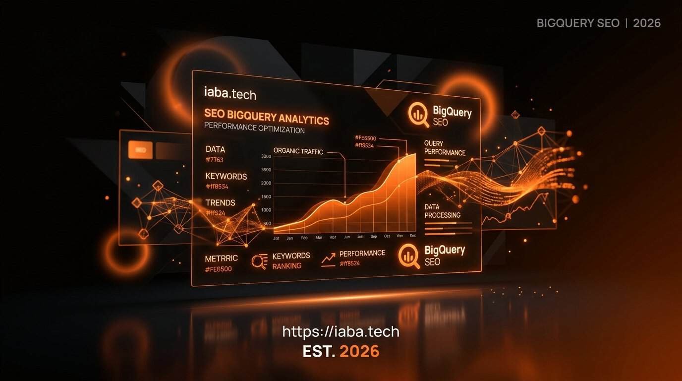 Tableau de bord BigQuery affichant des données analytiques SEO complexes