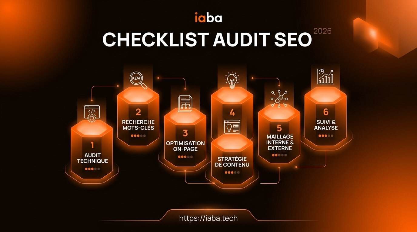Infographie : audit SEO en 5 piliers stratégiques