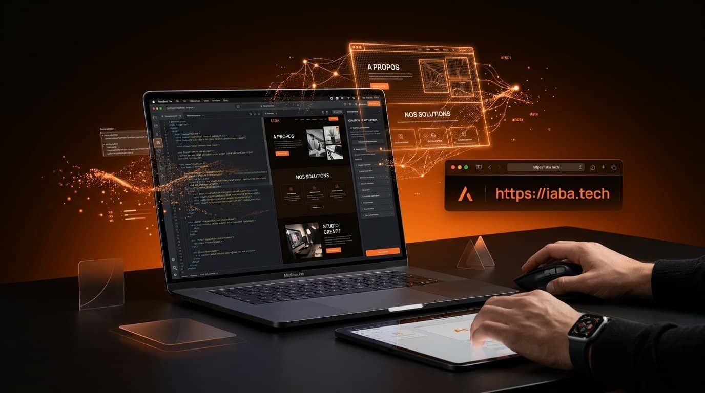 Interface intuitive de création de site web assistée par intelligence artificielle