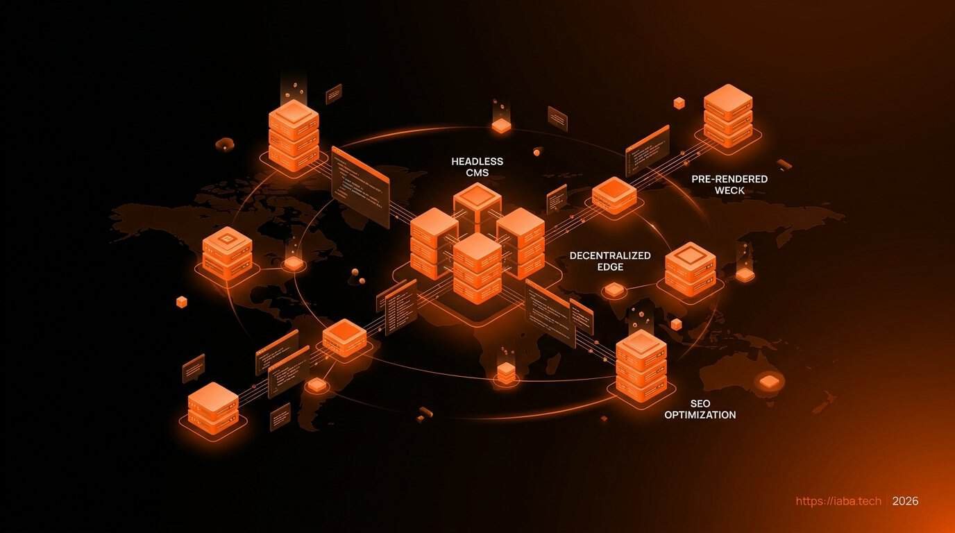 Edge SEO & sites headless : optimiser sans toucher au code source 1 Schéma du flux de données entre CDN Edge et architecture headless pour le SEO